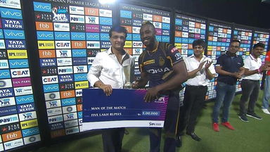 Eliminator: KKR vs RR – Man of the Match – Andre Russell