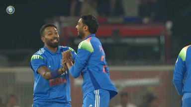 Chopped On! Axar Patel gets Joe Root