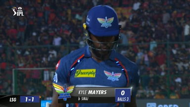 M15: RCB vs LSG – Kyle Mayers Wicket