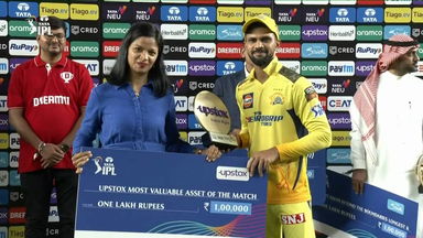 M01: GT vs CSK – Upstox most Valuable Asset of the Match – Ruturaj Gaikwad