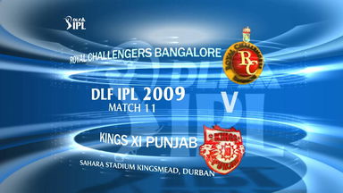 IPL 2009 Match 11 Highlights RCB vs KXIP