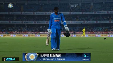 IND vs AUS 2023-24, 3RD ODI: Jasprit Bumrah Wicket