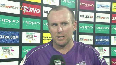 CLT20 2014 M6: COB vs HOB  –   Interview – Ben Dunk
