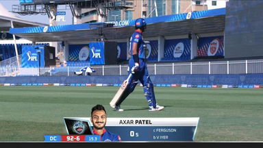 M41: KKR vs DC – Axar Patel Wicket