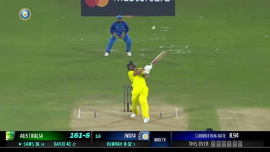 IND vs AUS 2022, 3RD T20I: Daniel Sams  Six