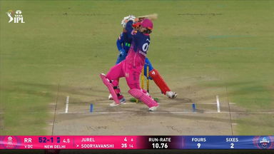 IPL 2026 M62: DC vs RR - Vaibhav Sooryavanshi Six