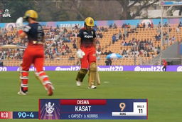 M02- Rcb vs Dc: Disha Kasat  Wicket