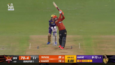 Q1: KKR vs SRH – Heinrich Klaasen Six