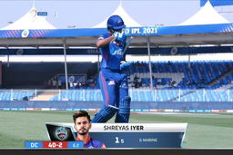 M41: KKR vs DC – Shreyas Iyer Wicket