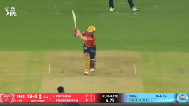 IPL 2025 M05: GT vs PBKS - Priyansh Arya Six