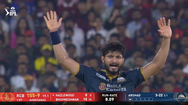 IPL 2026 M42: GT vs RCB - Josh Hazlewood Wicket