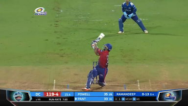 M69: MI vs DC – Rishabh Pant Six