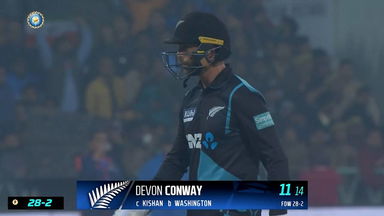 IND vs NZ 2023, 2ND T20I: Devon Conway  Wicket