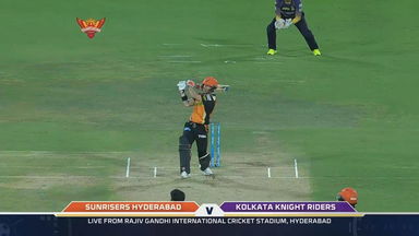 M37: SRH vs KKR – David Warner Six