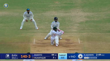 IND vs BAN 2024, 1ST Test: Mushfiqur Rahim Six