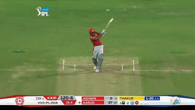 M56: CSK vs KXIP – Karun Nair Six