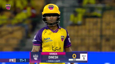 M04 - UPW vs DC: Vrinda Dinesh Wicket