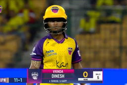 M04 - UPW vs DC: Vrinda Dinesh Wicket