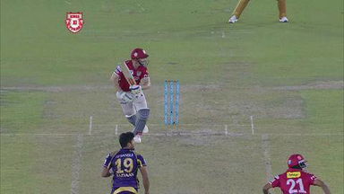 M13: KXIP vs KKR – Pardeep Sahu Wicket