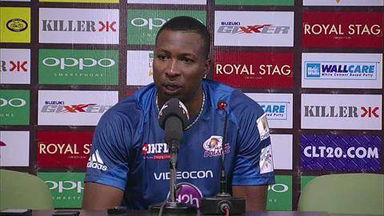 CLT20 2014 Q4: MI vs SE  –   Press Conference – Kieron Pollard