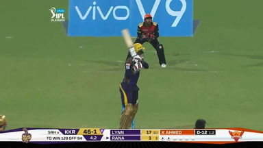 Q2: SRH vs KKR – Nitish Rana Six