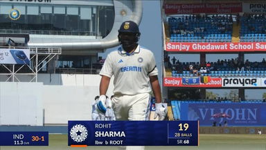 IND vs ENG 2024, 3RD Test: Rohit Sharma Wicket