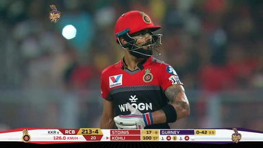 M35: KKR vs RCB – Virat Kohli Wicket