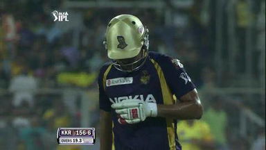 Match 63 KKR vs CSK – Shukla's Wicket