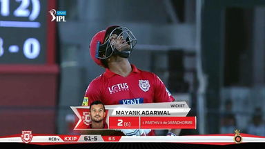 M48: KXIP vs RCB – Mayank Agarwal Wicket