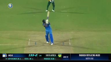 IND vs SA 2022, 2ND T20I: Suryakumar Yadav  Six