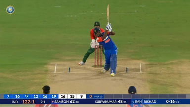 IND vs BAN 2024, 3rd T20I: Sanju Samson Six