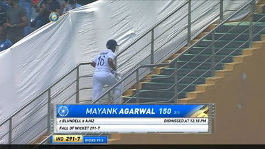 IND vs NZ 2021, 2nd Test, Day 2: Mayank Agarwal Wicket