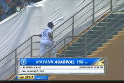 IND vs NZ 2021, 2nd Test, Day 2: Mayank Agarwal Wicket