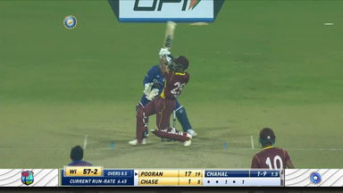 IND vs WI 2022, 1ST T20I: Nicholas Pooran Six