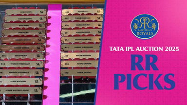 TATA IPL Player Auction 2025 - Rajasthan Royals
