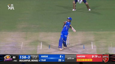 M33: PBKS vs MI – Tilak Varma Six