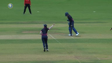 Senior Womens T20 Trophy 2022  QF2 : Bullseye: Prachi Chauhan's excellent direct-hit