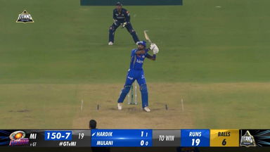 M05: GT vs MI – Hardik Pandya Six