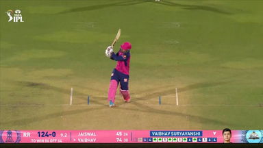 IPL 2025 M47: RR vs GT - Vaibhav Sooryavanshi Six