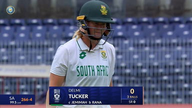 IND-W vs SA-W 2024, 1st Test: Delmi Tucker Wicket