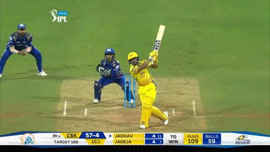 M01: MI vs CSK – Kedar Jadhav Six