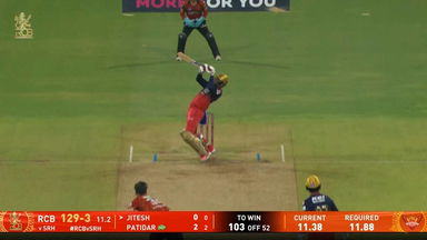 IPL 2025 M65: RCB vs SRH - Jitesh Sharma Six