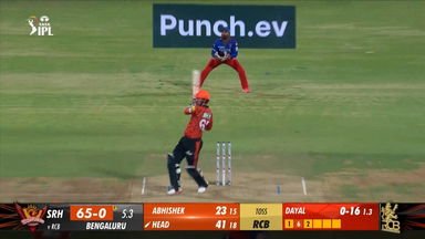 M30: RCB vs SRH – Travis Head Six