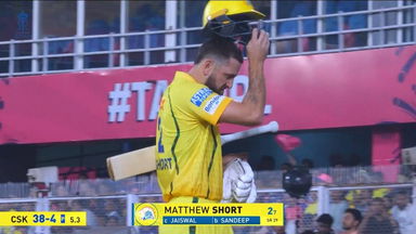 IPL 2026 M03: RR vs CSK - Matthew Short Wicket