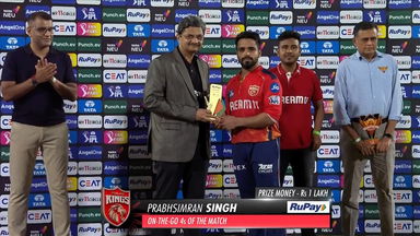 M69: SRH vs PBKS – RuPay On-The-Go 4s of the Match – Prabhsimran Singh