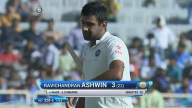 IND vs AUS 2017 - 3rd Test day 3 : R Ashwin Wicket