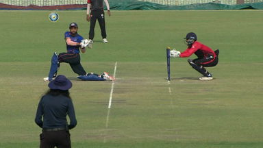 Dhruv Raval's sharp work behind the stumps
