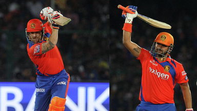 M54: GL vs MI – Suresh Raina & Brendon McCullum Interview