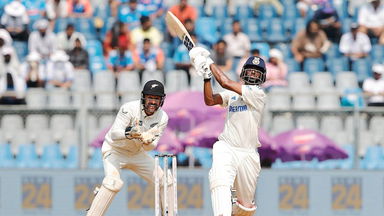 Washington Sundar's vital 38*(36) helps India gain lead