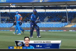 M46: MI vs DC – Quinton de Kock Wicket